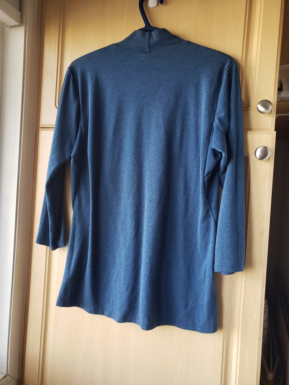 Arcteryx Women's Classic Long Sleeve Mock Neck Top - Slate Blue - Picture 7 of 9